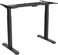 Zit-sta bureau onderstel, zwart