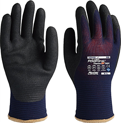 Towa powergrab thermo w werkhandschoen nbr550 mt11