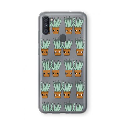 Sansevieria: Samsung Galaxy A11 Transparant Hoesje