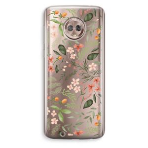 Sweet little flowers: Motorola Moto G6 Transparant Hoesje