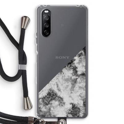 Onweer: Sony Sony Xperia 10 III Transparant Hoesje met koord
