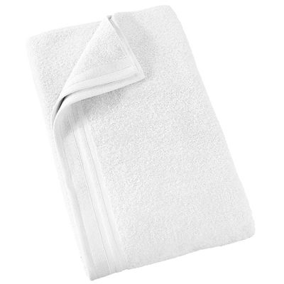 De Witte Lietaer strandlaken Imagine 150 x 90 cm katoen wit