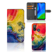 Hoesje Huawei P Smart 2020 Watercolor Dark