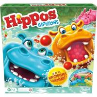 Gulzige Nijlpaarden, kinderbordspel, bordspel, vanaf 4 jaar, voor 2 tot 4 spelers, Hasbro Gaming