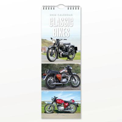 Classic Bikes Slimline Kalender 2026