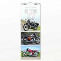 Classic Bikes Slimline Kalender 2026