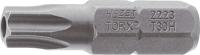 HAZET Bit 2223-T25H · 1/4 inch (6,3 mm) zeskant massief · Tamper resistant TORX®-profiel · SW T25H