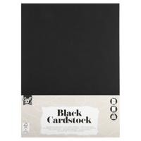 Hobbykarton craftid a4 220gr zwart 10 vel | 10 stuks