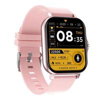 Waterdicht sport smartwatch met siliconen bandje GT20 - 1.69 - Roze