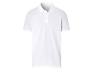 esmara Men Heren poloshirt (Wit, S)
