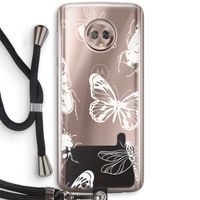 Tiny Bugs: Motorola Moto G6 Transparant Hoesje met koord