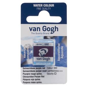 Van Gogh Aquarelverf Napje - Quinacridone Purper Rood #592