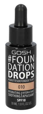 Gosh Foundation Drops SPF10 30ml 010 Tan Dames