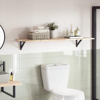 Tafelblad rechthoekig 120x40x2 cm massief acaciahout