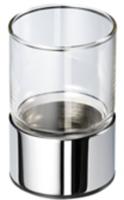 Geesa Nemox glashouder vrijstaand met glas Chroom