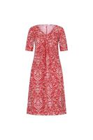 Studio Anneloes Cher Paisley Dress 11312 Jurk 3711 Deep Red/offwhite