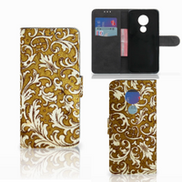 Wallet Case Motorola Moto G7 Power Barok Goud