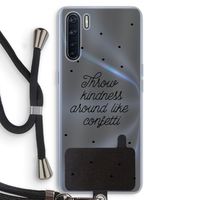 Confetti: Oppo A91 Transparant Hoesje met koord