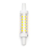 R7S LED Lamp - 5 Watt 500 Lumen - 78mm - 3000K Warm wit - Vervangt 42 Watt - Staaflamp - Incl. ventilatieroosters