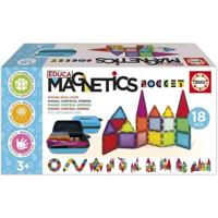 Magnetische koffer - Constructiespel - EDUCA - 18 magnetische blokken, 2 dieren, 8 kaarten - Vanaf 3 jaar
