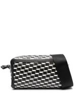 Pierre Hardy sac porté épaule Cube Box en cuir - Noir