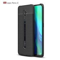 Voor OPPO Reno 2 Litchi textuur TPU schokbestendig geval (zwart)