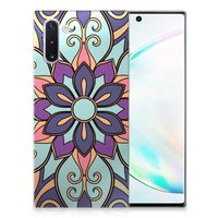 Samsung Galaxy Note 10 TPU Case Purple Flower