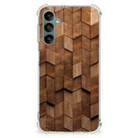 Stevig Telefoonhoesje voor Samsung Galaxy A24 Wooden Cubes