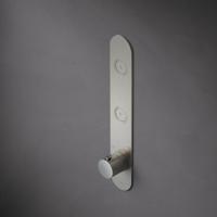 Hotbath Cobber afbouwdeel inbouwthermostaat met 2 pushbuttons verticale plaatsing geborsteld nikkel PB066EXTGN