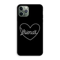 Friends heart black: iPhone 11 Pro Tough Case