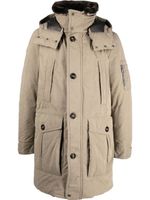 Moorer duffle-coat Teds à design monogrammé - Tons neutres