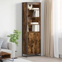 Hoge Kasten 2 pcs Rook Eik 60 x 36 x 300 cm Bewerkt hout