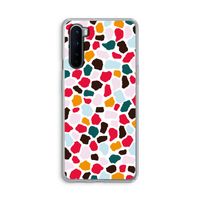 Colored Giraffe: OnePlus Nord Transparant Hoesje
