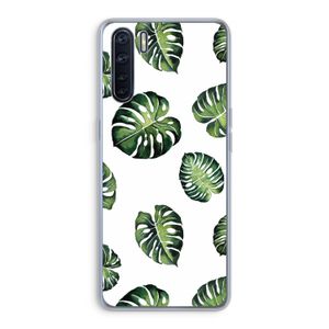 Tropische bladeren: Oppo A91 Transparant Hoesje