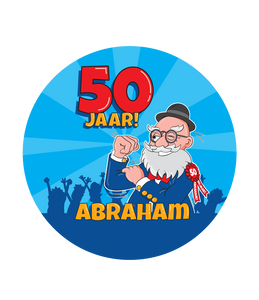 Bierviltjes Abraham cartoon 6 stuks