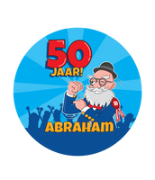 Bierviltjes Abraham cartoon 6 stuks