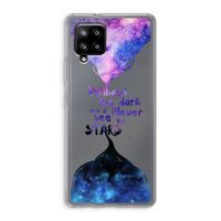 Stars quote: Samsung Galaxy A42 5G Transparant Hoesje