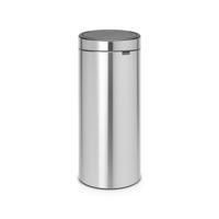 Brabantia Touch Bin Afvalemmer - 30 liter - kunststof binnenemmer - matt Steel 115349