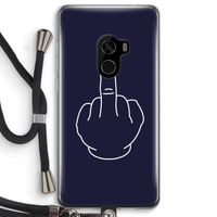 F**k U: Xiaomi Mi Mix 2 Transparant Hoesje met koord