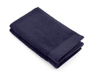 WALRA Gastendoek Soft Cotton I Navy (set 2 stuks) - 30x50 cm