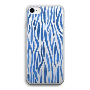 Blauwe nerven: iPhone SE 2020 Transparant Hoesje