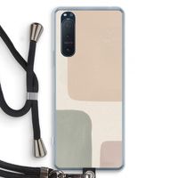 Geo #7: Sony Xperia 5 II Transparant Hoesje met koord