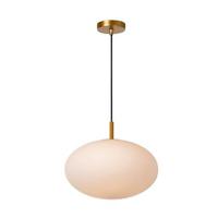 Lucide ELYSEE Hanglamp 1xE27 - Opaal - thumbnail