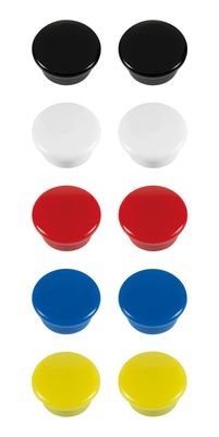 Westcott AC-E10806 Magneet Assorti Pak à 10st. Ø 15x8mm, 100g