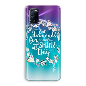 Diamonds: Oppo A52 Transparant Hoesje