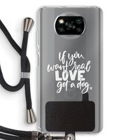 Partner in crime: Xiaomi Poco X3 Pro Transparant Hoesje met koord
