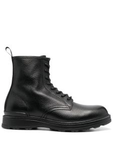 Woolrich bottes en cuir à fermeture zippée - Noir