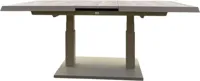Trestino verstelbare lounge tuintafel codell pop-up extension 183x88x75cm latte