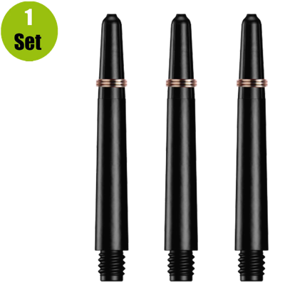 Lena Lena Nylon Dartshafts + Ring - Zwart