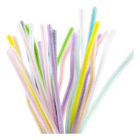 Creativ Company Chenille 6mm x 30cm pastelkleuren - 25st.